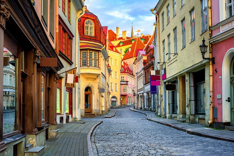 Oude straatjes - Tallinn - Estland